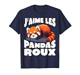 J'adore Les Pandas Roux pour les fans d'animaux mignons T Shirt