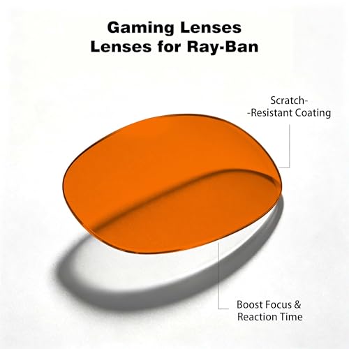 Image of YEIN Replacement Lenses for Ray-Ban Meta RW4006 /RW4012(50mm), Photochromic /Blue Light Blocking /Polarized Sunglasses Lenses