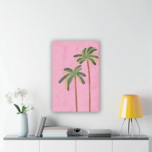 Toile rose 61x91.4 cm pour embellir un mur de salon vide - 6