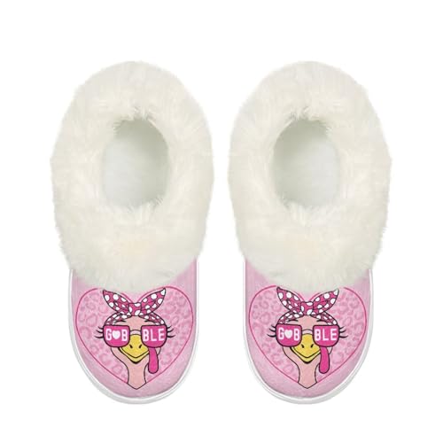 GIFTPUZZ Warm House Slippers for Women Couple Slippers with Memory Foam and Indoor Outdoor Soles Size 5.5-12.52