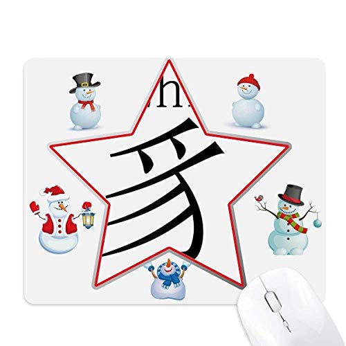 Tapis de souris Noël bonhomme de neige zhi idée cadeau original