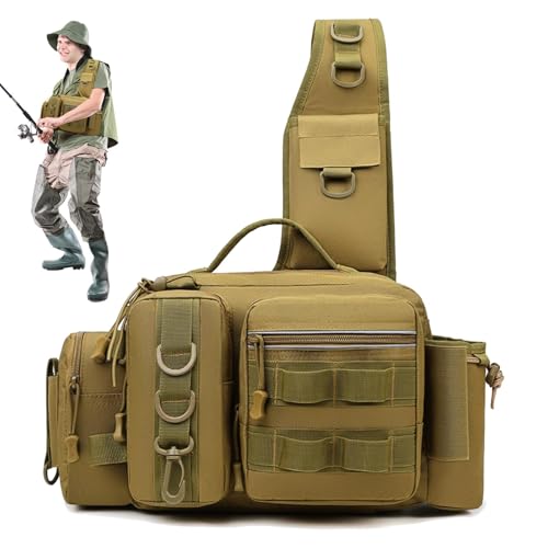 Sac de rangement pour équipement de pêche compact contre le mal de dos