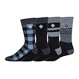 Columbia - Men's Thermal Crew Socks, 4 Pack, Blue