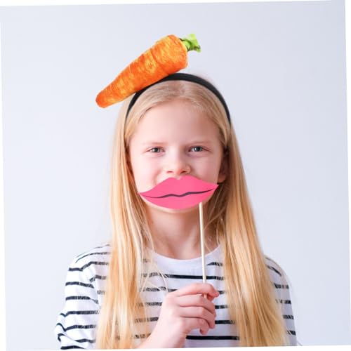 Alipis Carrot Tiara Rabbit Headband Carrot Costume Novelty Hairband Cute Funny Headband Carrots Plush4