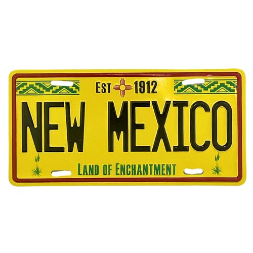 Imán Decorativo Placa New Mexico 3.5 Pulgadas miniatura 1