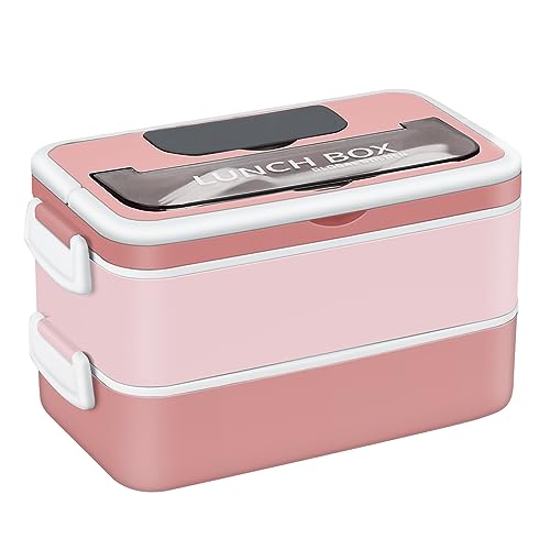 GLOBAL GOLDEN Lunch Box, 1600ml Bento Box with 2...
