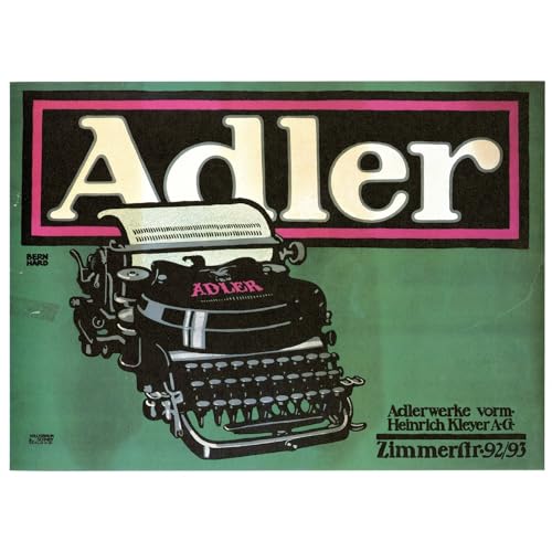 Affiche Adler 76x101 cm enroulée pour décoration murale grand format