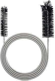 Flexible Feeding Tube Cleaning Brush Slim Drain Hole Cleaning Tool Hose Pipe Cleaning Brush Black Color