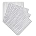 modern-twist Silicone Coaster Set of 4, Stream, Silver