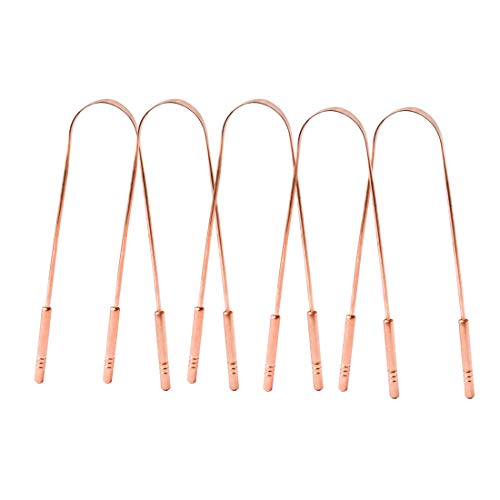 Image of COPPER PREMIUM DESIGN TONGUE CLEANER pack of 5