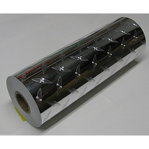 Diamond Plate Wall Border,4 Inch X 40 Feet Vinyl with Adhesive Cover