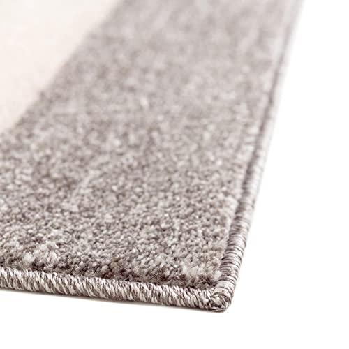 Unique Loom Del Mar Collection Area Rug - Maria (7' 1" X 10' Rectangle, Gray/ Ivory) #TOP6