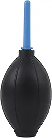 Soprador de ar de bola oval de borracha, ferramenta de limpeza de poeira do teclado da lente da câmera com ponta flexível, para câmera digital, binóculos, telescópios