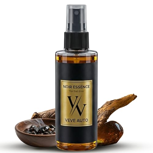 Image of Luxury Black Amber Car Perfume Spray - Long Lasting Car Fragrance (50ml) | Long Lasting Car Fragrance for Premium Vehicles | Best Car Perfume for Luxury Cars | Odor Neutralization Luxury Perfumes