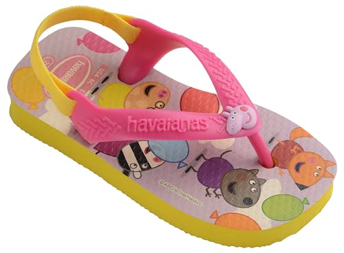 Chinelo Havaianas Baby Peppa Pig - Original COR:Amarelo;TAMANHO:20