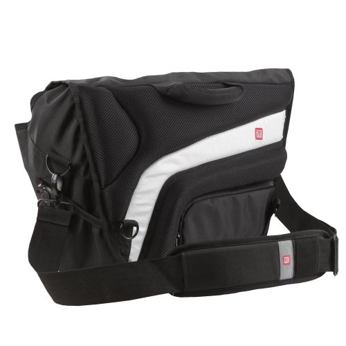 image for Homedics Powerbag Messenger Bag with Battery for Charging Smartphones,