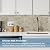 OYASIMI 10-Sheet Heavy-Duty Hexagon Peel and Stick Backsplash, Thick Waterproof &Heat Resistant Stick on Wall Tiles, Ecru Beige Stone Mosaic for Kitchen & Bathroom, Strong Adhesive Permanent PVC Tiles