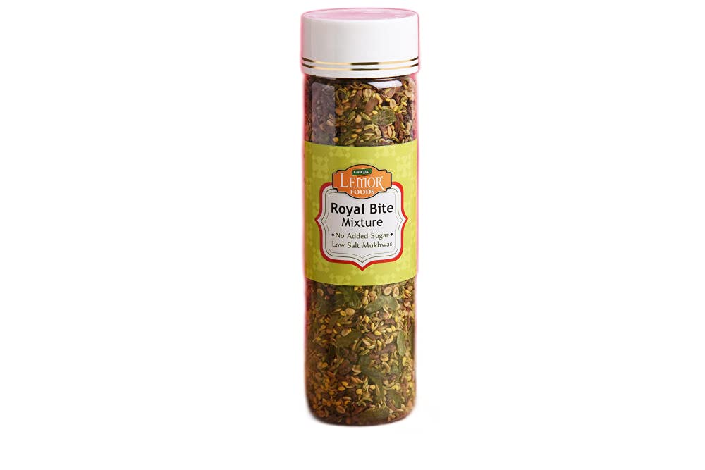 Lemor Royal Bite Mixture (300 Gms, 2 Jars of 150 Gms Each) | No Added Sugar & Low Salt Mukhwas | Healthy After Meal for Eating | Roasted Trail Mix Snacks-image-10