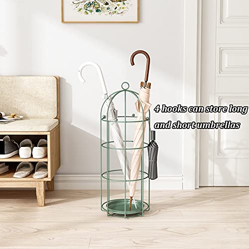 Seau à parapluie de luxe léger vert pour optimiser votre espace - 5