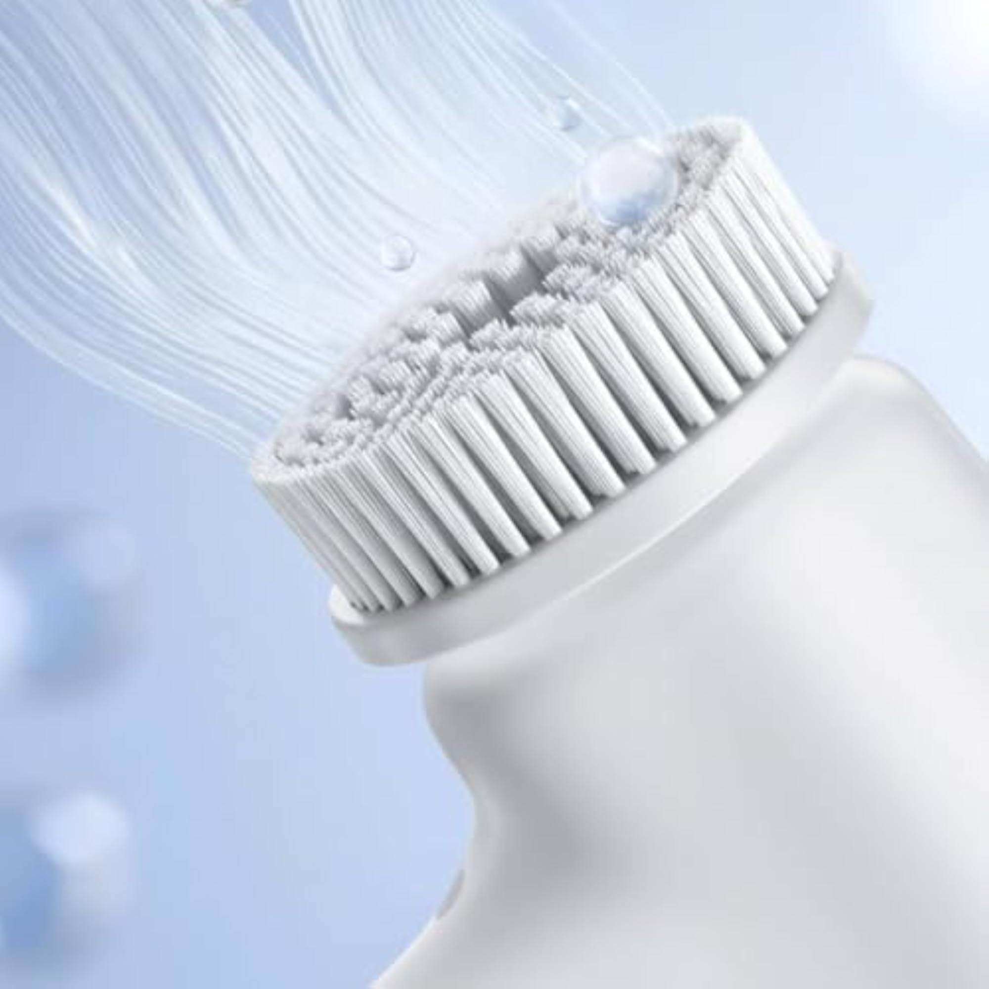 Rechargeable Electric Shower Brush with Interchangeable Heads