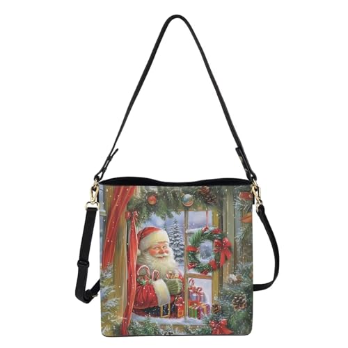 Image of HUGS IDEA Hoho Bag for Women Crossbody Purse Leather Handbags Laides Shoulder Bags