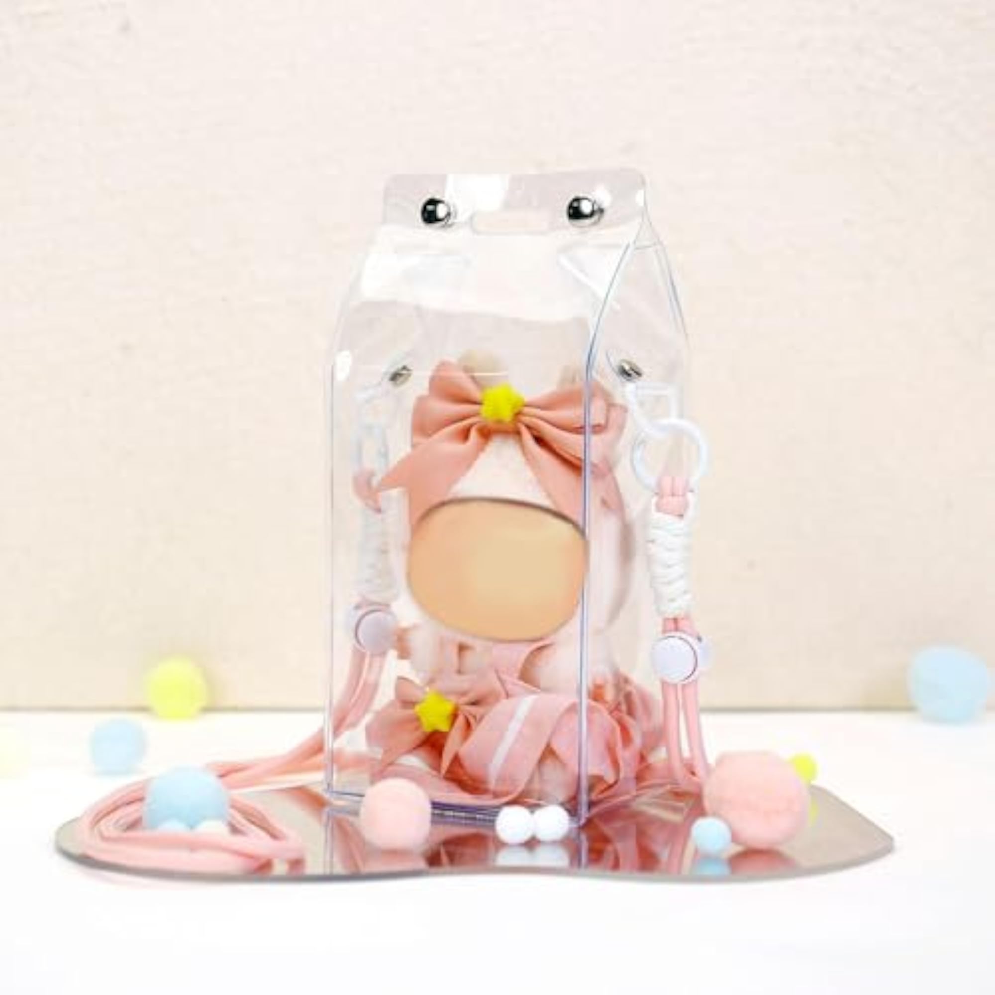 Doll Display Bag Clear Pouch for Collectibles