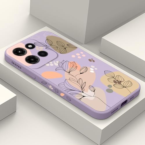 Étui Motorola Moto G Stylus 5G 2025 antichoc fin floral violet