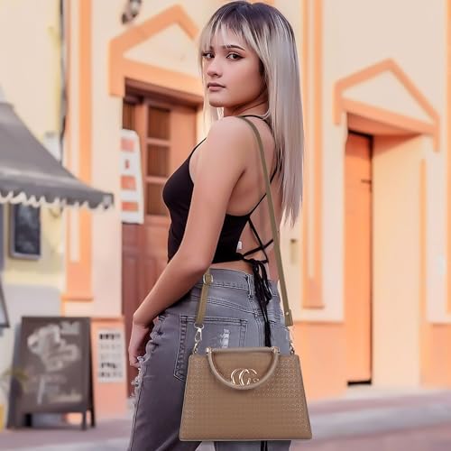 Image of alonzo Women's Stylish Beige Small Sling Bag | Lightweight Crossbody Shoulder Bag | Compact Mini Purse with Zip Closure | Casual Travel Handbag(AZCG301 -Parent)