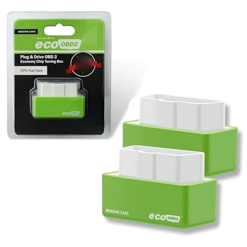 Syngas OBD Fuel Saver, Syngas Spritsparer, Eco OBD Economy Fuel Saver Tuning Chip, Dispositif D'économie De Carburant De Voiture, Universel for La Plupart des Voitures (2PC)