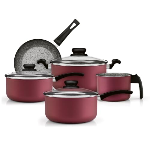 Panelux Jogo de Panelas 5 peças Cereja Premium Panelux Jogo de Panelas 5 peças Cereja Premium