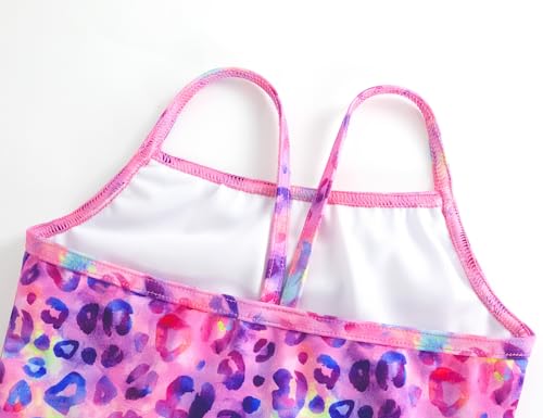 Image of Girls Swimsuits One-Piece Bathing Suits Multicolor Kids Sport Summer Beach Swimwear for 2-10 Years Old