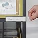 MVISUAL C Channel Magentic Label Holders 2x5.5 Inches with Paper Inserts and Clear Plastic Protectors,Magnetic Data Card Holders File Cabinet Labels,Pack of 30