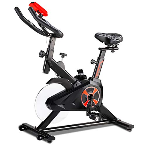Image of SportsHome spinning bike Ultra-quiet exercise bike Indoor exercise bike Bicycle fitness equipment screw shift adjustment Gym