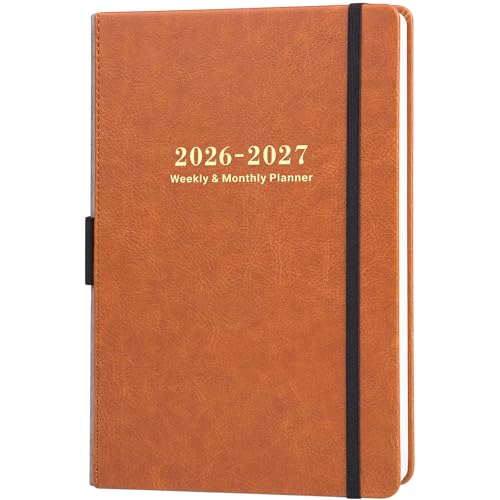 2026-2027 Planner - Planner 2026-2027 Weekly and Monthly with Stickers, JUL. 2026 - JUN. 2027, 5.75' X 8.25', Academic Calendar Planning with Premium Paper, Pen Holder, Inner Pocket and 44 Notes Pages