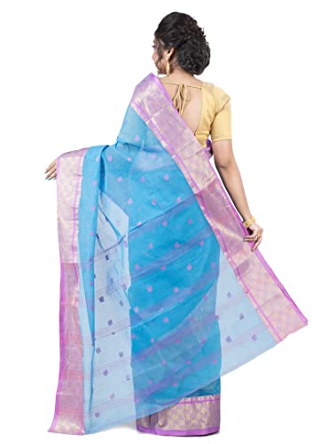 Image of Woven Tangail Pure Cotton Saree