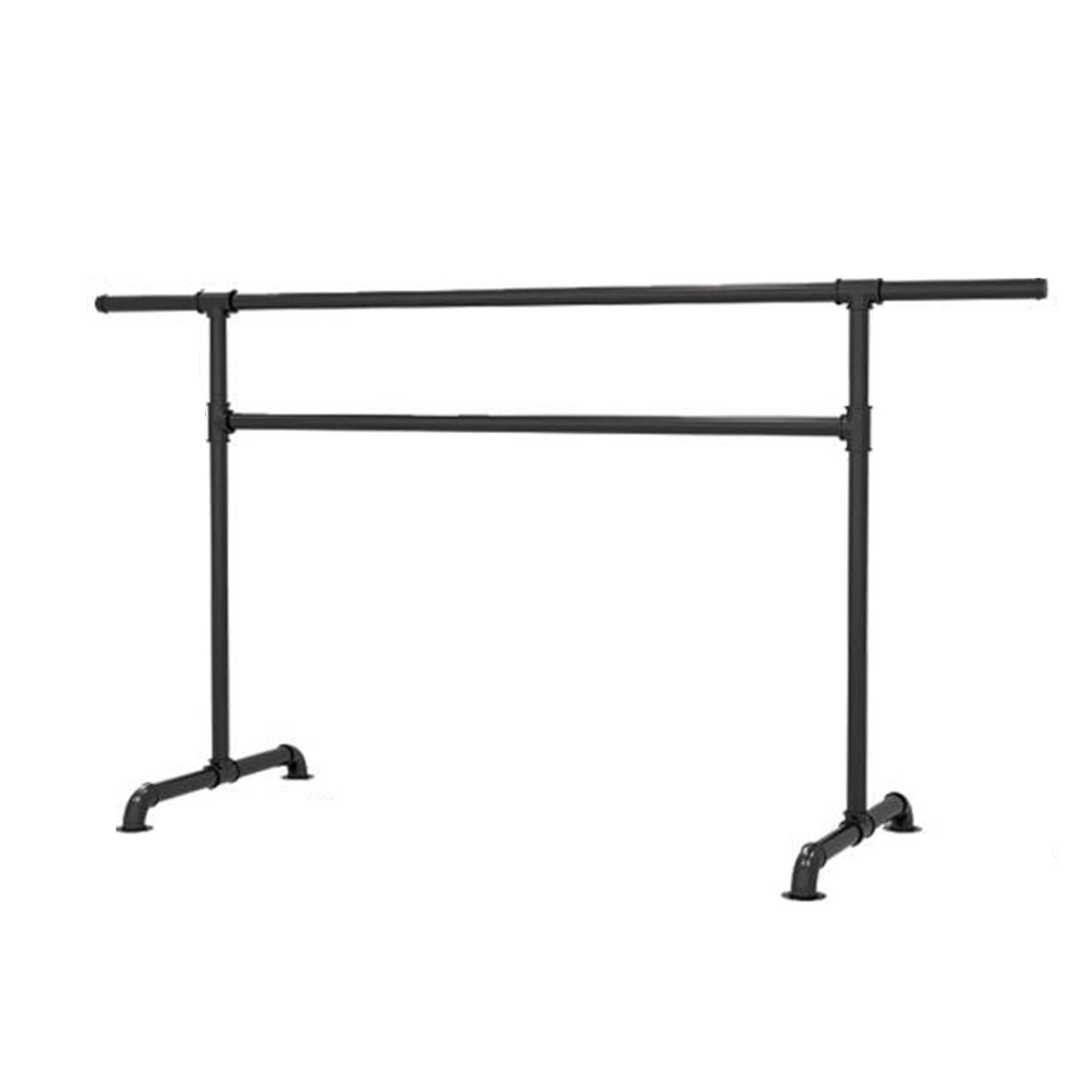 NGDFGR Ballet Barre Stick, Freestanding Portable Dance Pole, Ballet Bar For Kids And Adults Exercise, Ballet Equipment Dance And Fitness Training,Black Double-150x60x100cm