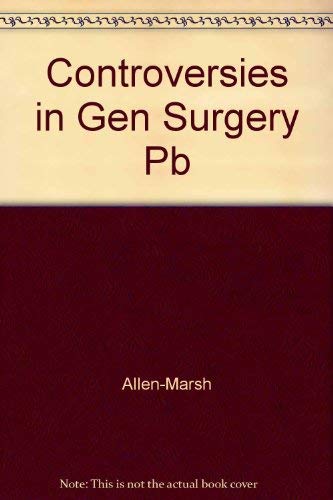 Controversies in Gen Surgery Pb