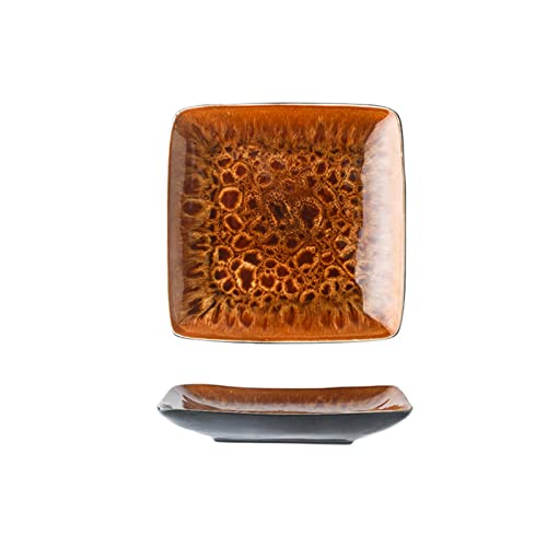 SUNESA Plaque de Service Plaque de dîner en céramique Chinoise Home Creative Porcelaine Dîner Plaque de Boeuf Restaurant Pâtes Plaques de dîner Micro-Ondes/Lave-Vaisselle Coffre-Fort Assiettes