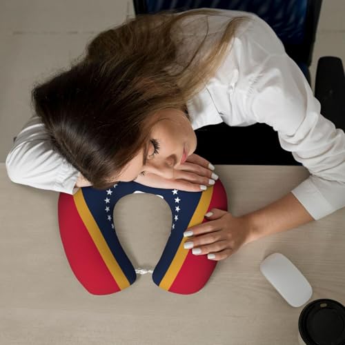 Almohada de espuma viscoelástica para cuello portátil miniatura 7