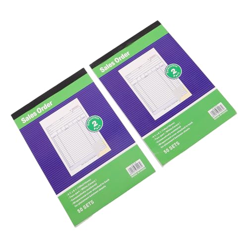Libro de registro de pedidos A5 de papel blanco con cubierta resistente al agua para tiendas 1