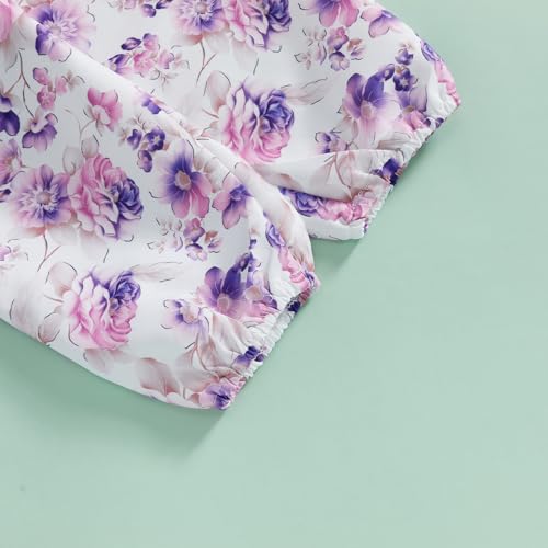 fhutpw Baby Girl Clothes 3 6 9 12 Months Outfits Long Sleeve Knitted Romper & Daisy Pants Fall Winter 3Pcs Clothes Sets 7