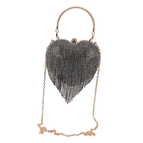 Sac de soirée pochette en satin luxueux avec finitions métalliques or pour femme