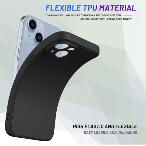 Image of for iPhone 13 mini Case Black, Scratch Resistant with Soft Touch, Slim Thin Phone Cover for iPhone 13 mini 5.4 inch