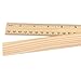 ZOENHOU 72 PCS 2 Scale 12 Inch Wooden Ruler, Premium Rulers with Centimeters and Inches School Supplies Learning Stationery Measuring Ruler for Home Student Office