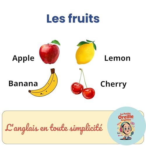 『Les fruits en anglais』のカバーアート