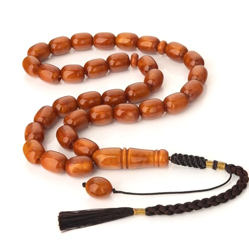 Misbaha ambre pour pratique spirituelle et méditation quotidienne à la maison