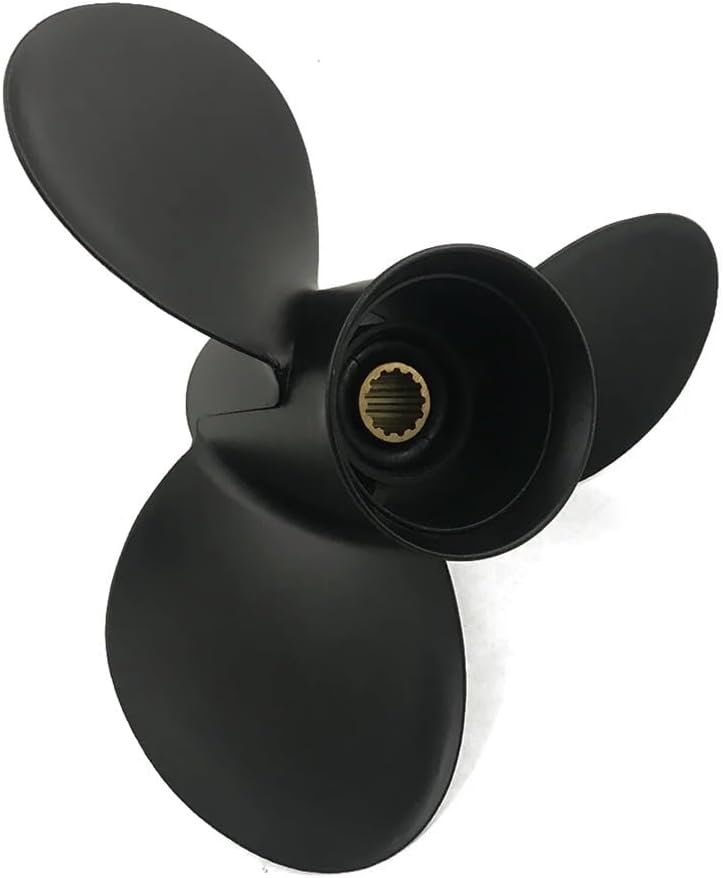 新しいプロペラ 11 3/8X14 Dt40/Df40/Dt50/Df50 3ブレード アルミニウム 13歯 Rh番号 11.375X14