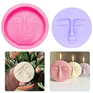 3D Smile Face Silikon Kerzenform Wachs Aromatherapie Seifenformen Kristall Schmuck Machen Formen für Zuhause DIY…