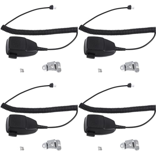 HMN3596A Microphone Haut-Parleur Radio pour GM300 SM50 SM120, Lot de 4