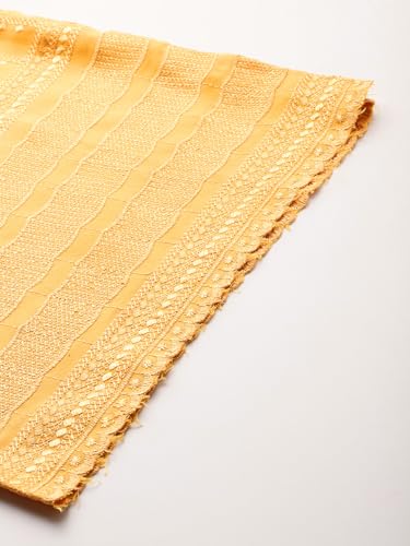 Image of feranoid White Chicken Embroidred Cotton Regular Fit Palazzo